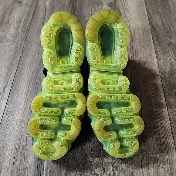 Nike Air Vapormax Flyknit Utility Black Volt Green - Size 9.5 - Picture 8 of 8